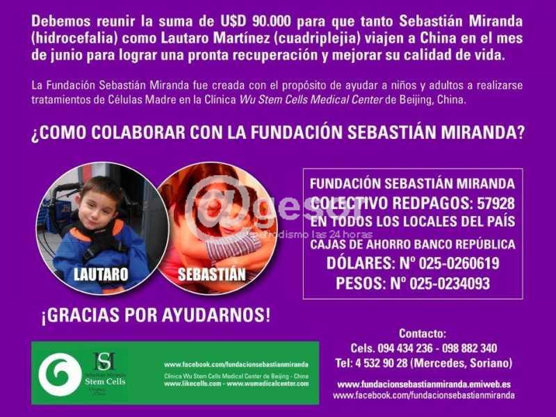 Comenzó a difundir este afiche por todas las redes sociales con el propósito de reunir los fondos.